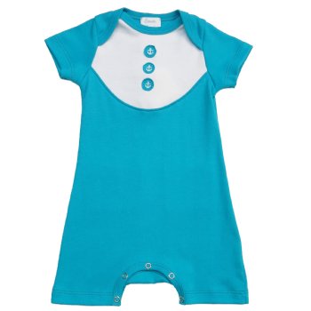 Lemon Loves Layette for Boys "Coast" Romper for Newborn and Baby Boys