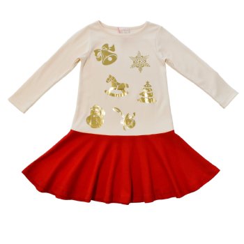 Lemon Loves Layette "Christmas Carols" Toddler Dress