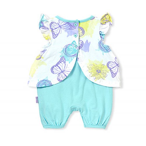 Le Top Flutter Skirted Romper for Baby Girls