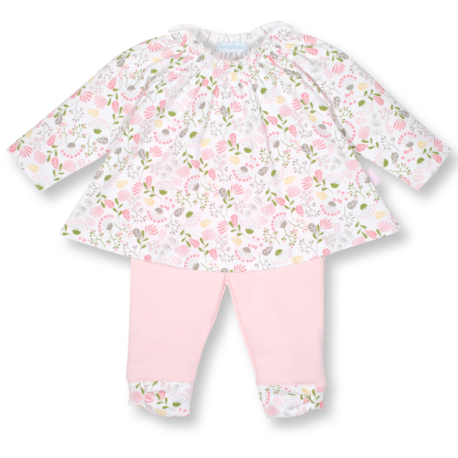 Le Top Bébé Secret Garden Swing Top and Legging for Baby Girls