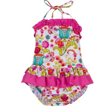 Lé Za Me Bellflower "Linda" Sunsuit for Baby Girls