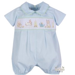 Lé Za Me "Blake" Bunny Romper for Baby Boys