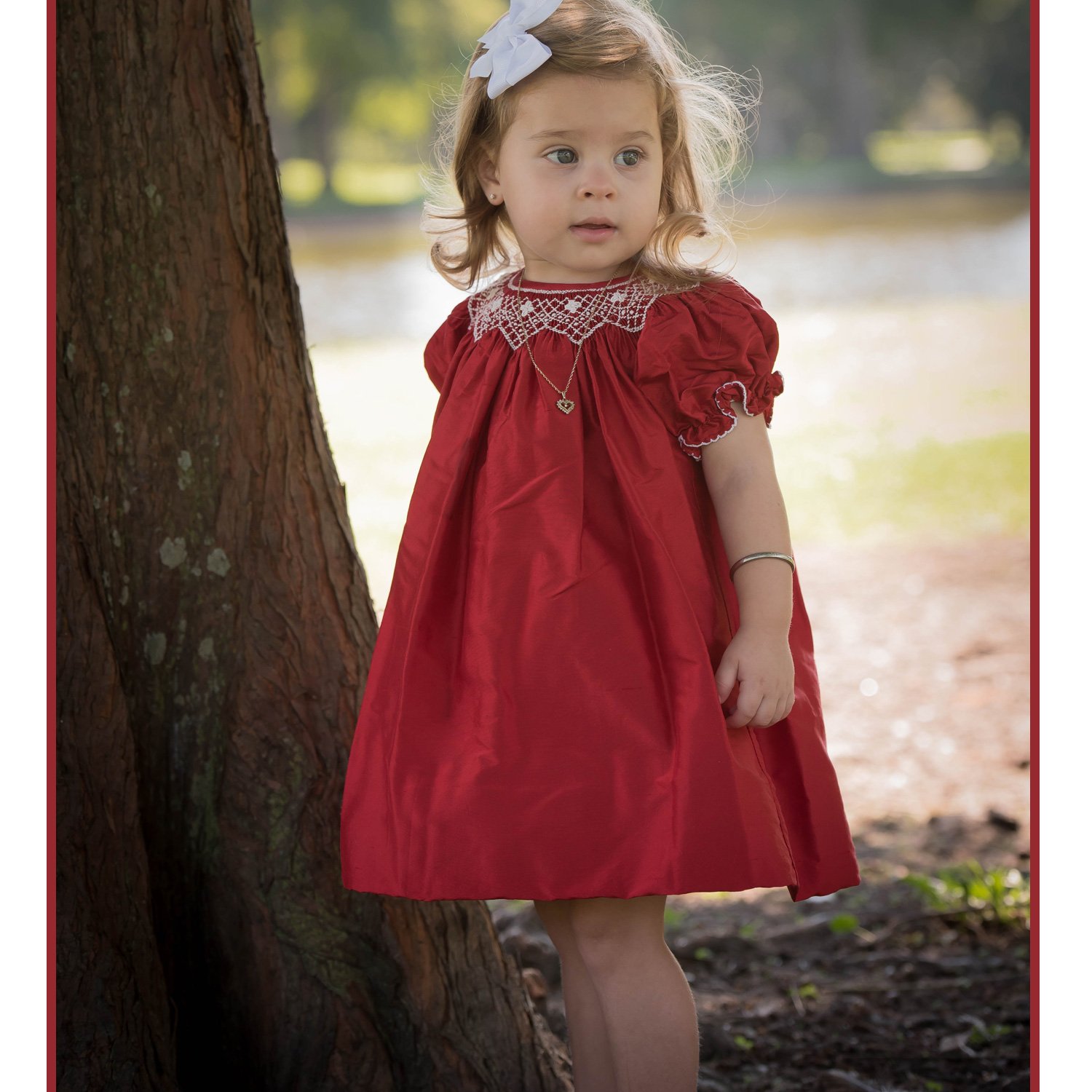 Beautiful Christmas Dresses for Toddlers in Red | Baby Bling Street Baby Fashion Boutique