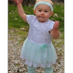 Little Me Fancy Floral Tunic, Legging and Headband Set