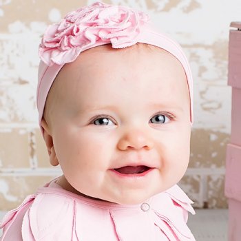 Lemon Loves Layette "Ava" Romper for Baby Girls in Pink