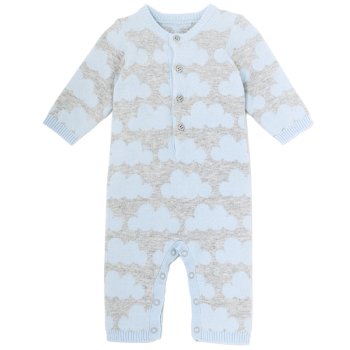 Le Top Bébé "Cloud Nine" Knit Romper for Newborn and Baby Boys