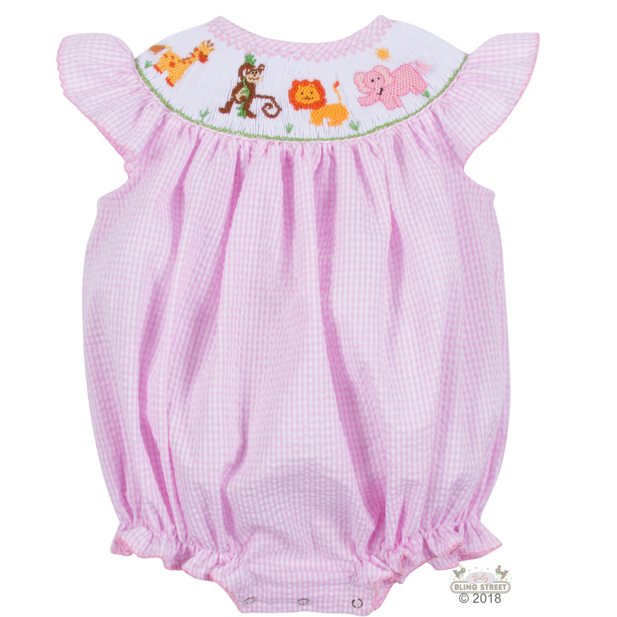baby smocked bubble