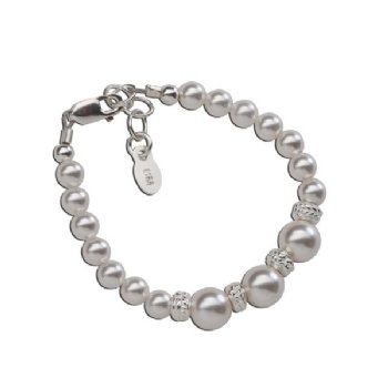 Cherished Moments "MIA" Pearl Bracelet