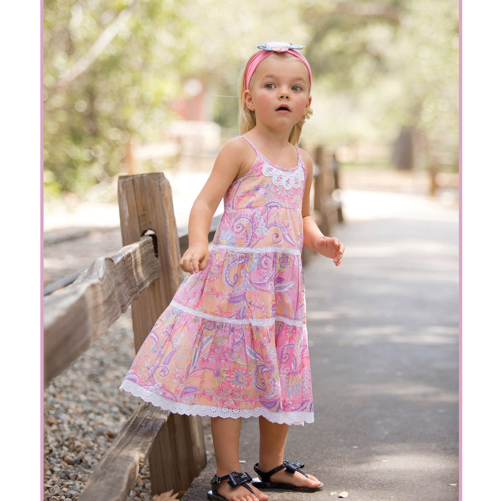 Mimi & Maggie Boho Collection Birthday Cake Dress for Toddlers