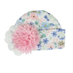 Haute Baby "Periwinkle Love" Cap for Newborns