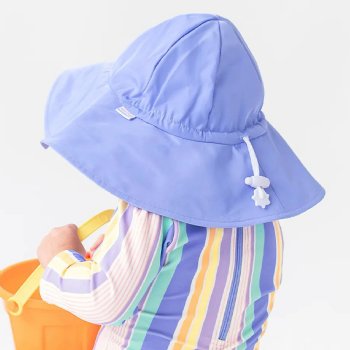 Ruffle Butts Periwinkle Blue Sun Protective Hat