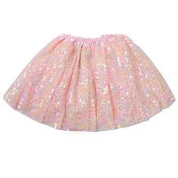 Sparkle Sisters by Couture Clips Pretty Pink Pastel Sequin Tutu