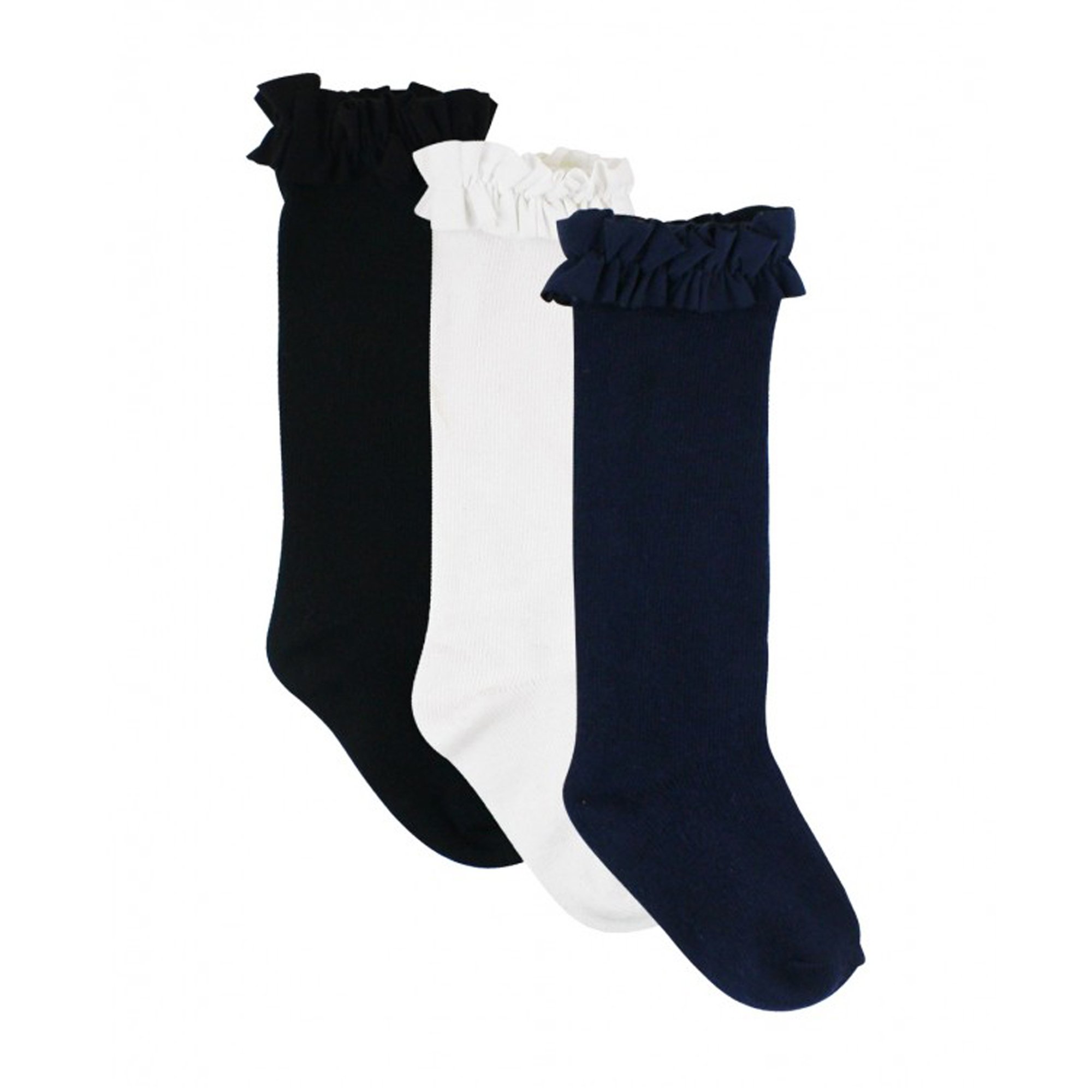 baby white knee socks