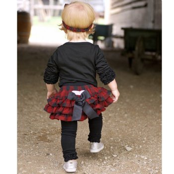 Ruffle Butts Black Long Sleeve Layering Bodysuit Onesie