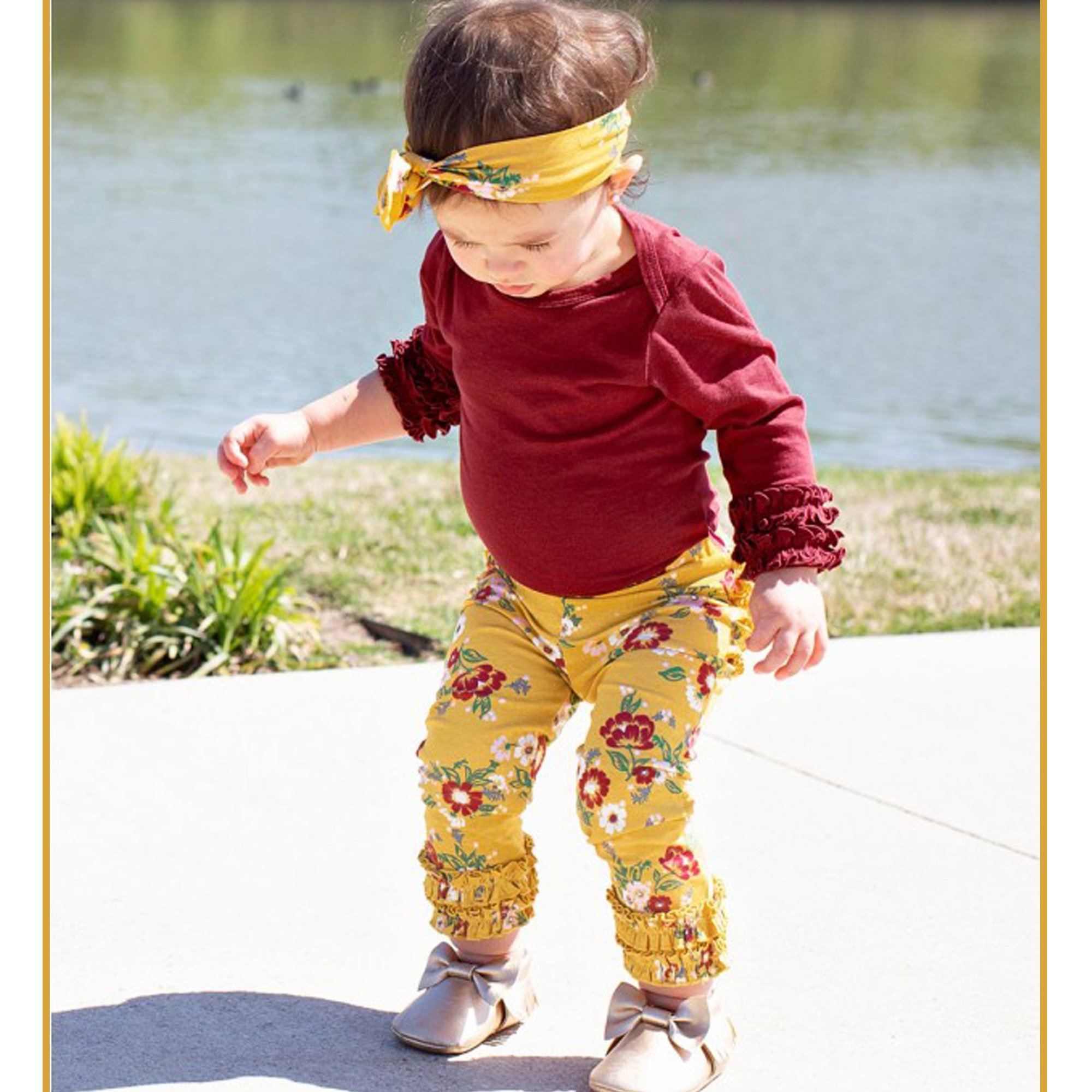 baby ruffle leggings