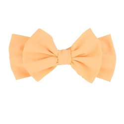 Ruffle Butts Melon Swim Bow Headband For Baby and Toddlers