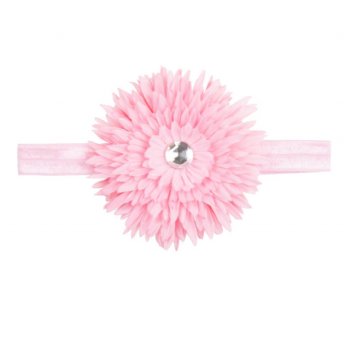Ruffle Butts "Avery" Pink Floral Headband