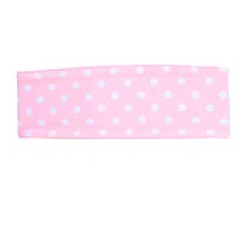 Ruffle Butts Pink Polka Dot Swimwear Headband