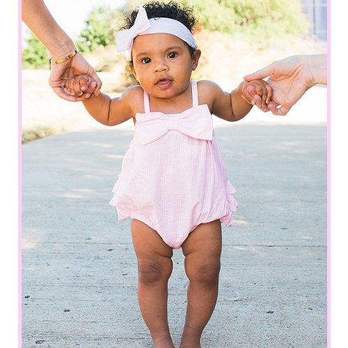 seersucker bubble romper