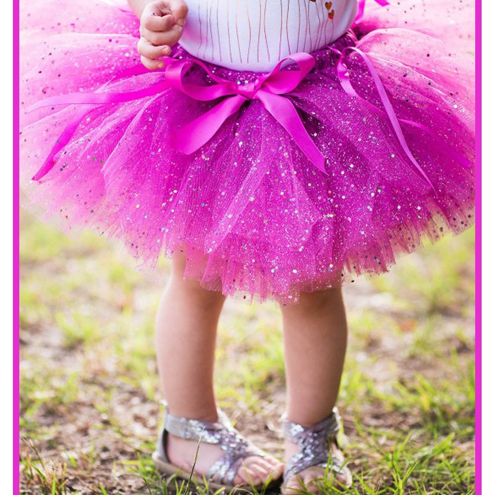 Ruffle Butts Plum Sparkle Tutu for Baby Girls