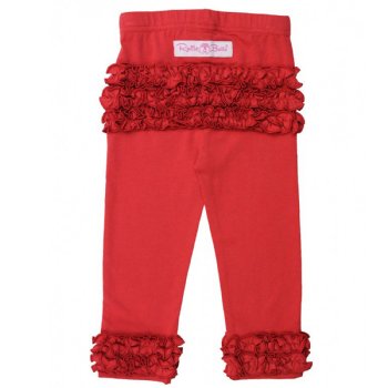 Ruffle Butts Red Everyday Ruffle Leggings