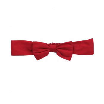 Ruffle Butts Red Sateen Headband