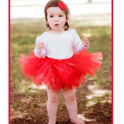 Ruffle Butts Red Tutu for Baby Girls