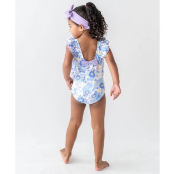 Ruffle Butts "Pristine Blooms" Ruffled One Piece Swimsuit