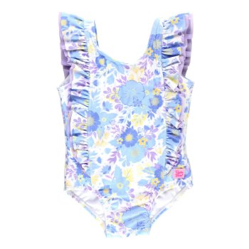 Ruffle Butts "Pristine Blooms" Ruffled One Piece Swimsuit