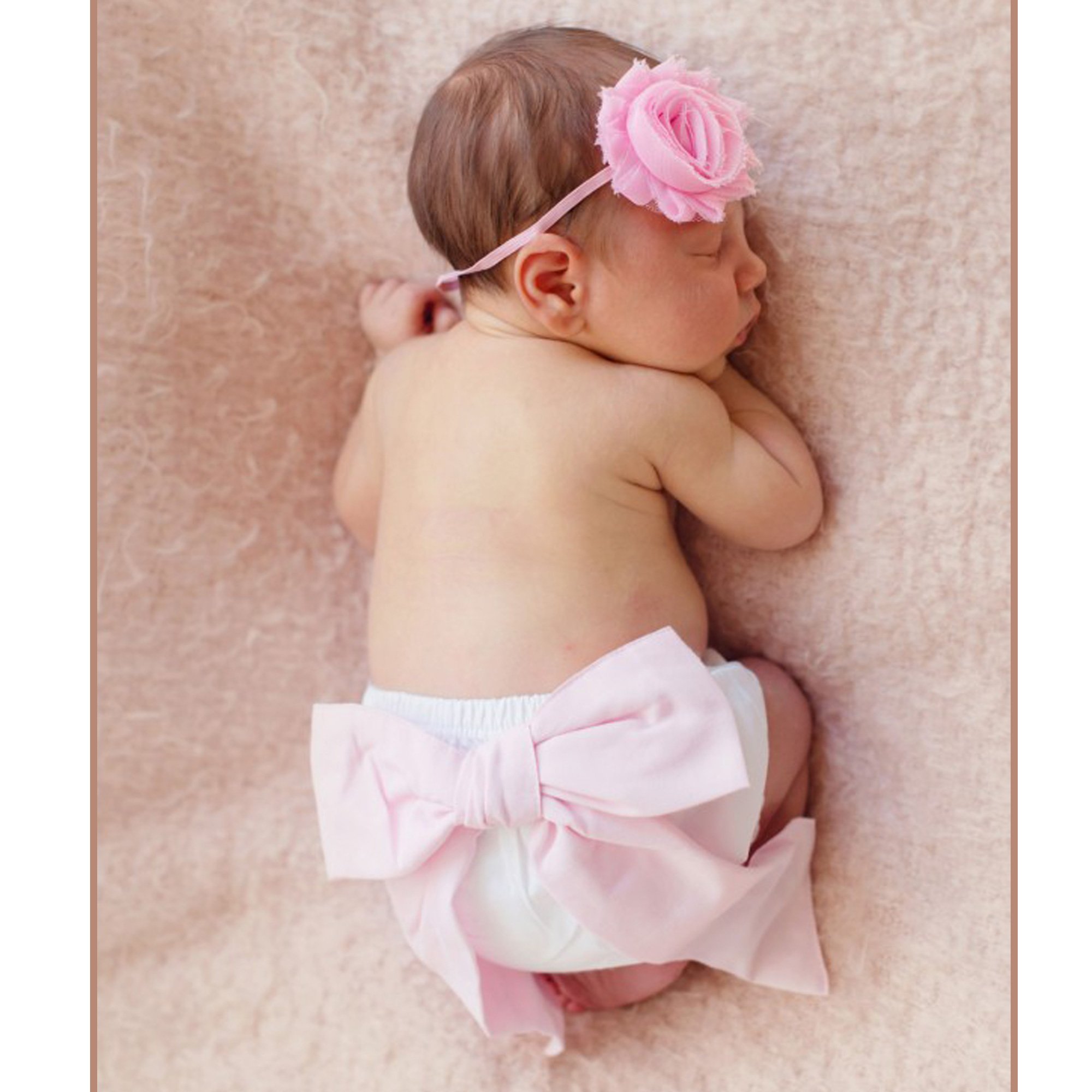 RuffleButts Baby/Toddler Girls Knit Ruffled Bloomer 