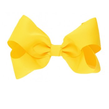 Ruffle Butts 6" Yellow Single Bow 