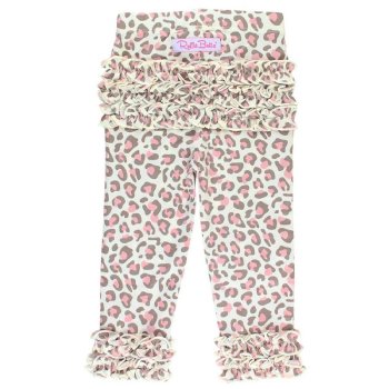 Ruffle Butts "Little Leopard" Everyday Ruffle Leggings