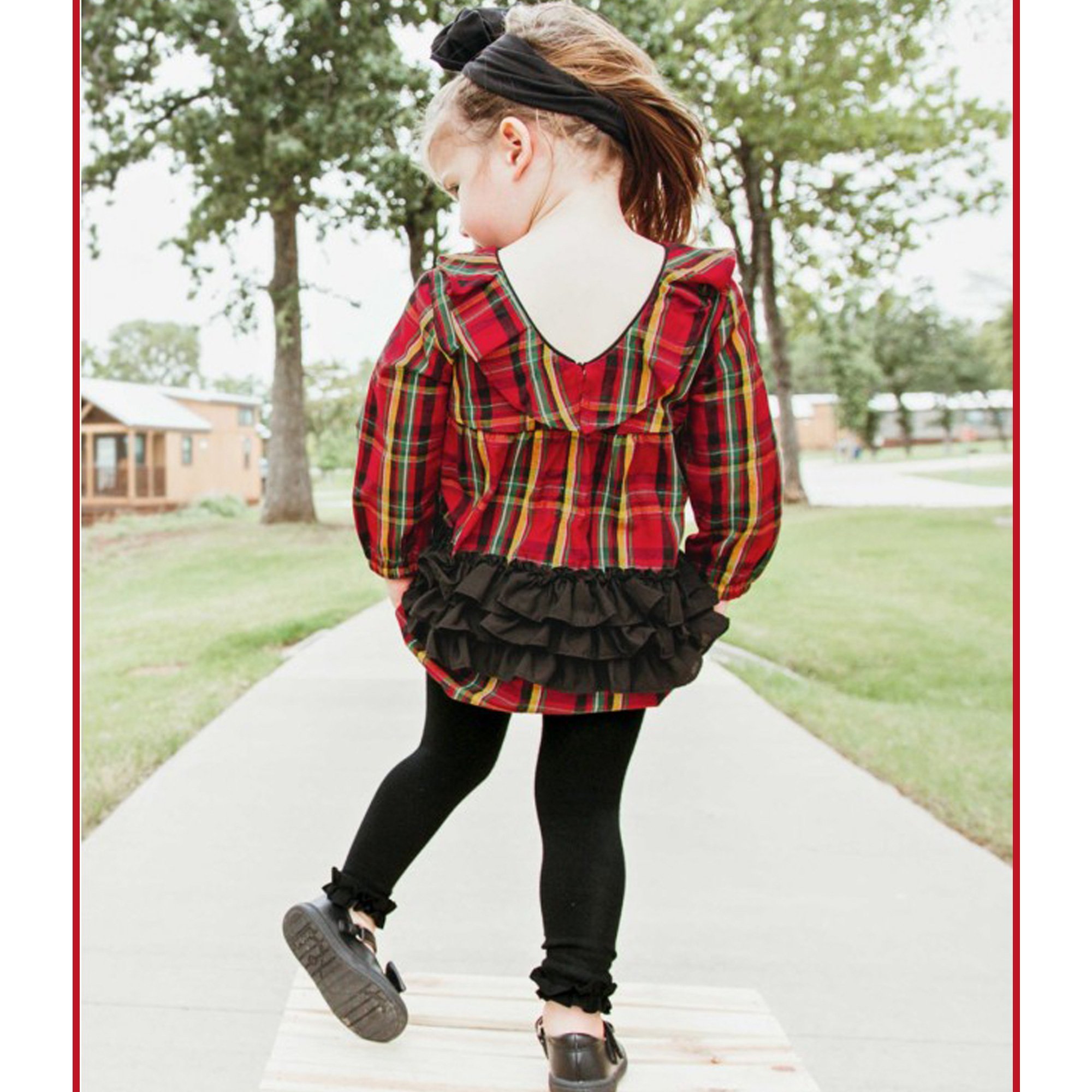 romper with tights baby