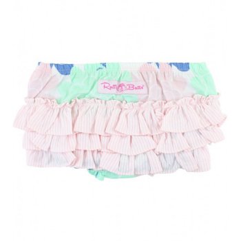 Ruffle Butts "Pastel Petals" 2 Pc. Swing Top and Diaper Cover Set