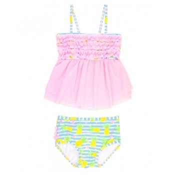 Ruffle Butts "Pineapple Paradise" Mesh Tankini