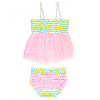 Ruffle Butts "Pineapple Paradise" Mesh Tankini