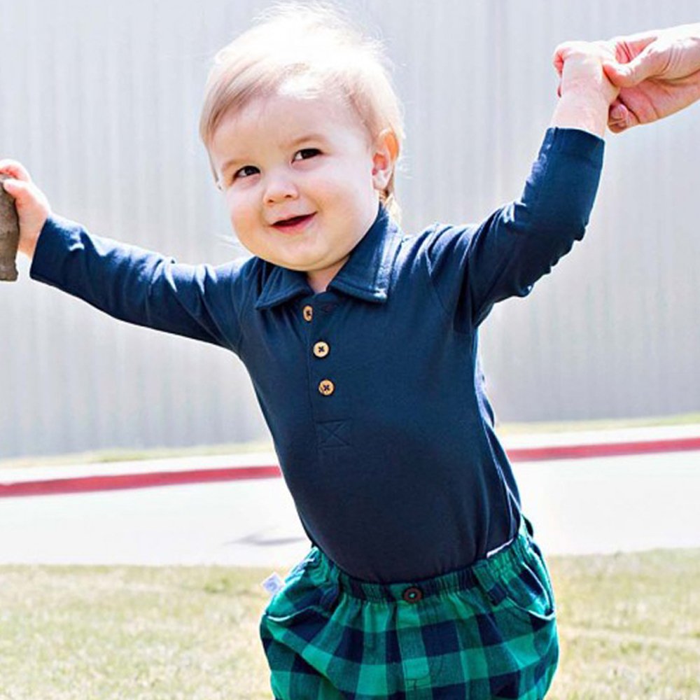 baby polo onesie