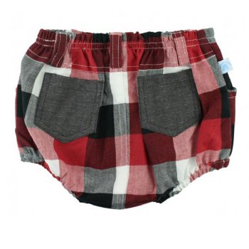 Rugged Butts Red, Black and White Bloomer for Boys