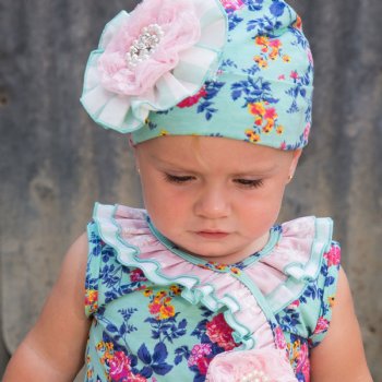 She Bloom "Sherbet" Sweet Floral Hat for Newborn to Toddlers