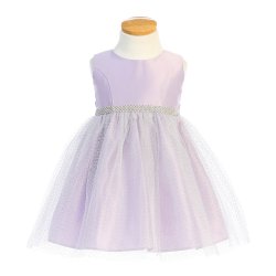 pink tulle baby dress