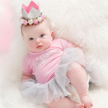 Sweet Wink Silver Tutu for Newborns and Baby Girls