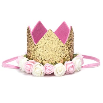 Sweet Wink Gold Flower Crown