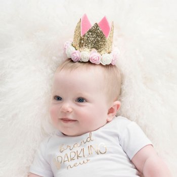 Sweet Wink Gold Flower Crown