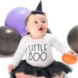 Sweet Wink "Little Boo" Halloween T-shirt for Baby Girls