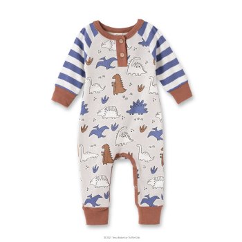 Tesa Babe "Dinosaurs'" Baby Boy Long Sleeve Romper