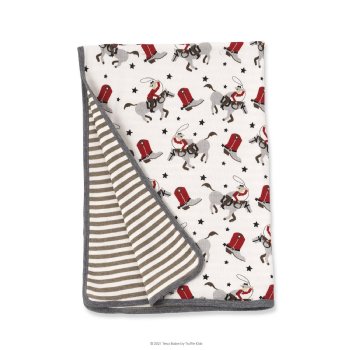 Tesa Babe "Ride 'Em Cowboy" Blanket for Baby Boys