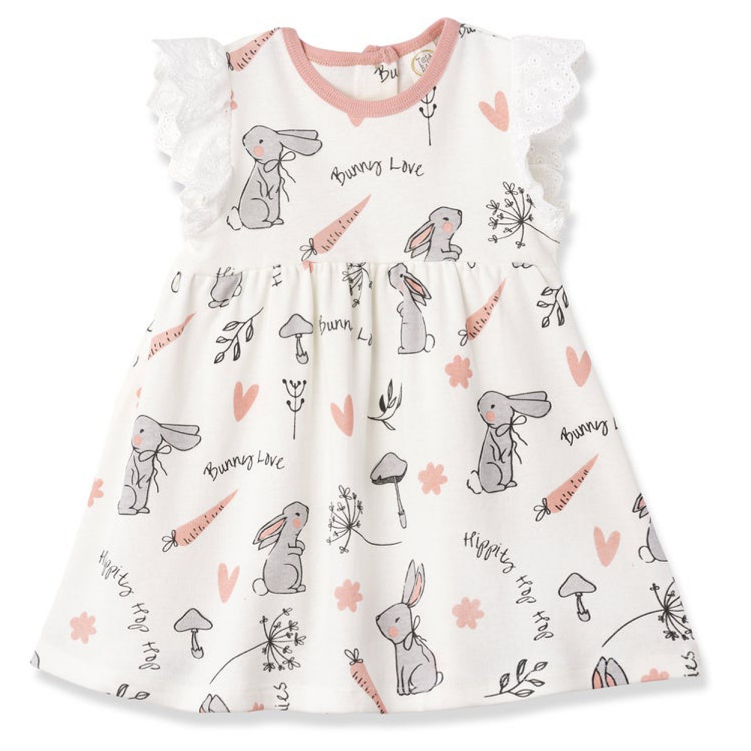 Tesa Babe Happy Bunnies Dress for Baby Girls