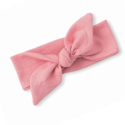 Tesa Babe Geranium Pink "Lucy Bow" Headband for Baby Girls 