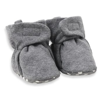 Tesa Babe Unisex Charcoal Grey Baby Booties