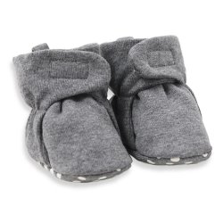Tesa Babe Unisex Charcoal Grey Baby Booties